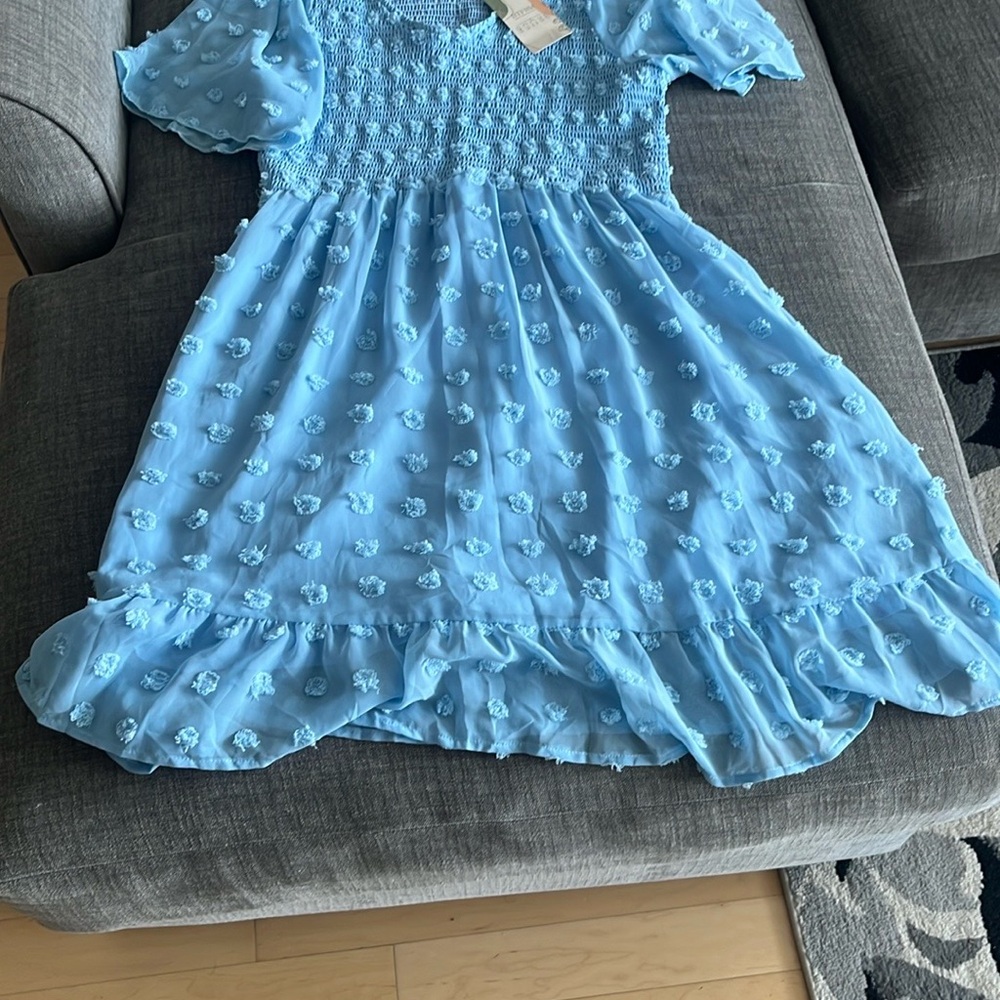 Charming Blue Spring Dress